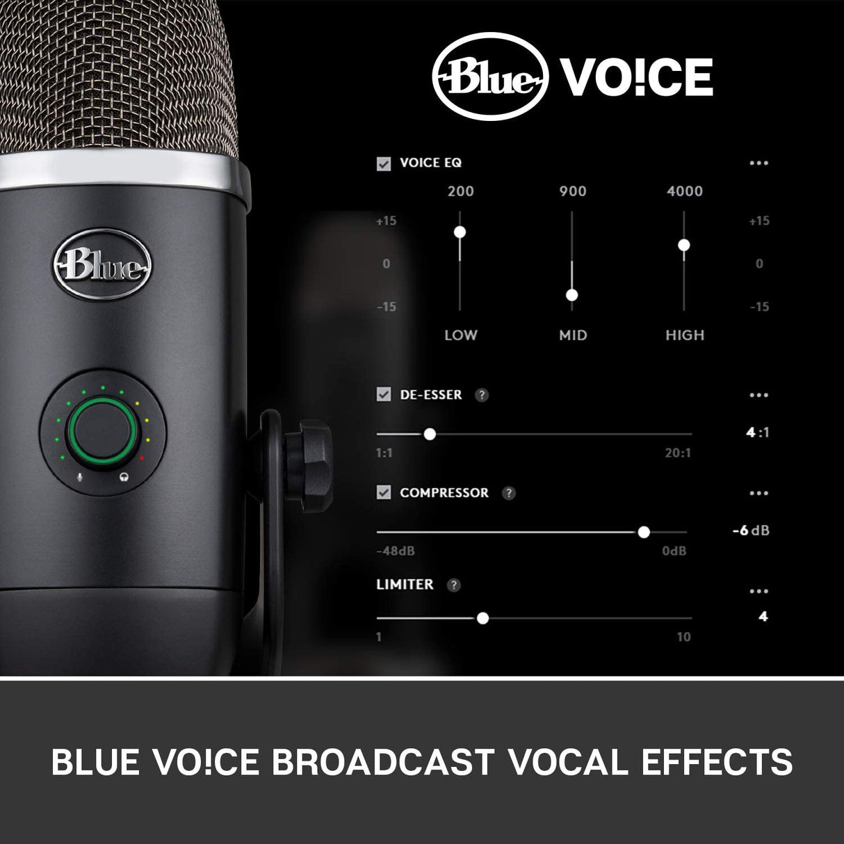 NEW Logitech Blue Yeti Nano Premium USB Microphone Gaming Stream Podcast  Creator