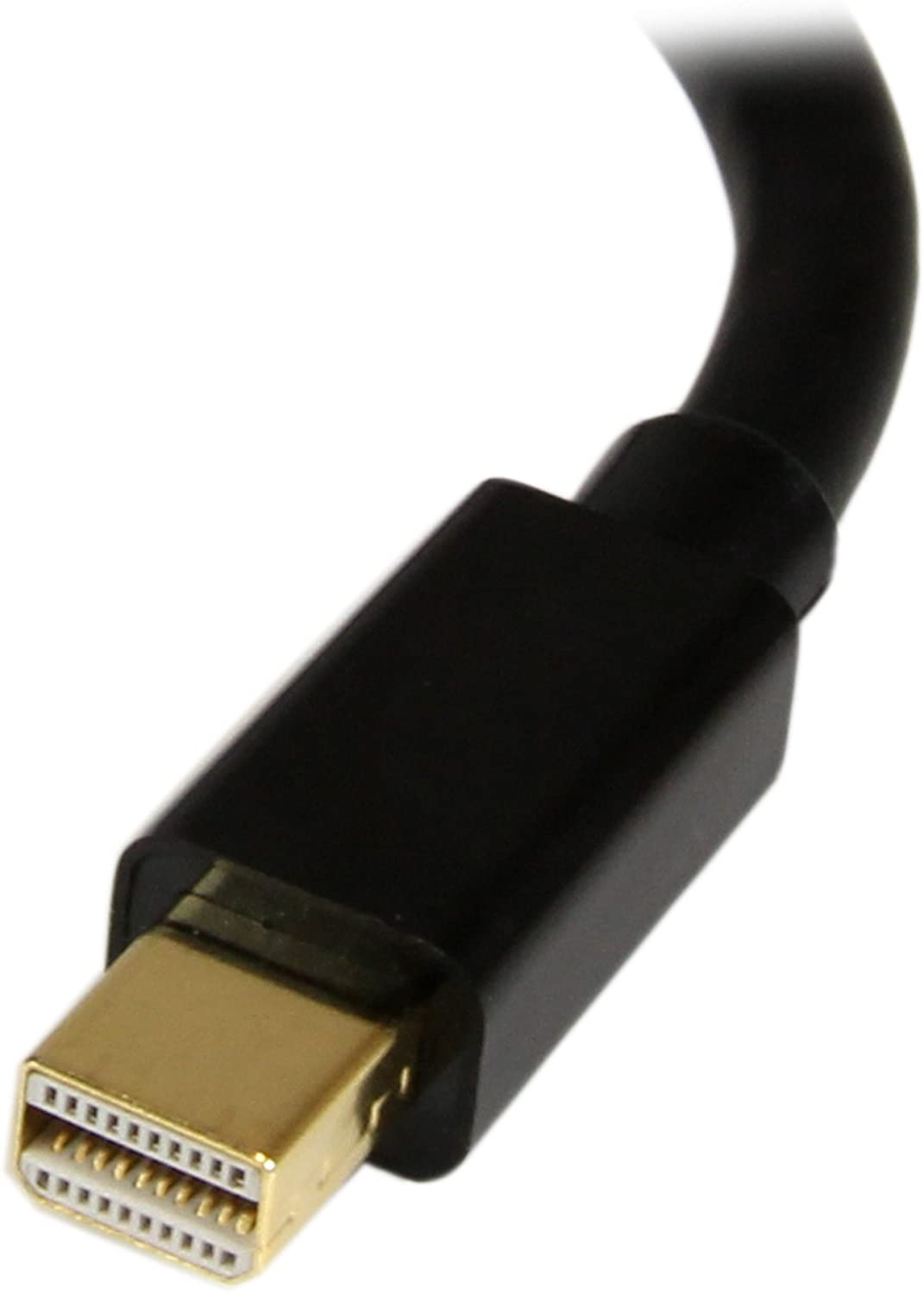 StarTech.com Mini DisplayPort to DisplayPort Adapter - 4K x 2K UHD Video - Mini DP to DP Converter - Mini DisplayPort to DisplayPort 1.2 Adapter - mDP PC/Computer to DP Monitor/Display (MDP2DPMF6IN) 6in / 15cm Black