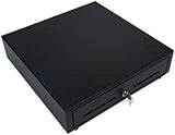 Star Micronics CD3-1616 5 Bill / 8 Coin Value Series Cash Drawer with 2 Media Slots and Included Cable (16" x 16") - Black 5 Bill / 8 Coin Black