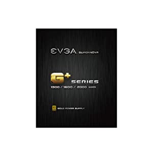 EVGA Supernova 1600 G+, 80+ Gold 1600W, Fully Modular, 10 Year Warranty, Includes Free Power On Self Tester, Power Supply 220-GP-1600-X1