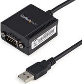 StarTech.com USB to Serial Adapter - 1 port - USB Powered - FTDI USB UART Chip - DB9 (9-pin) - USB to RS232 Adapter (ICUSB2321F) 1 Port USB 2.0