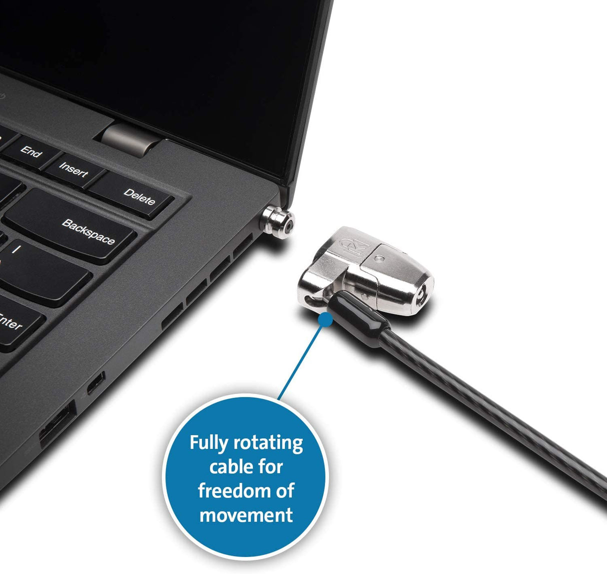 Kensington K66638WW Click Safe 2.0 Keyed Laptop Lock for Dell Devices