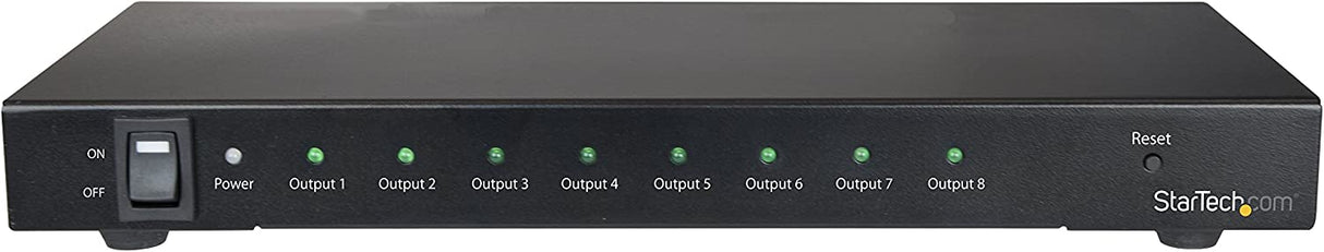 StarTech.com 4K 60hz HDMI Splitter - 8 Port - HDR Support - 7.1 Surround Sound Audio - HDMI Distribution Amplifier - HDMI 2.0 Splitter (ST128HD20)