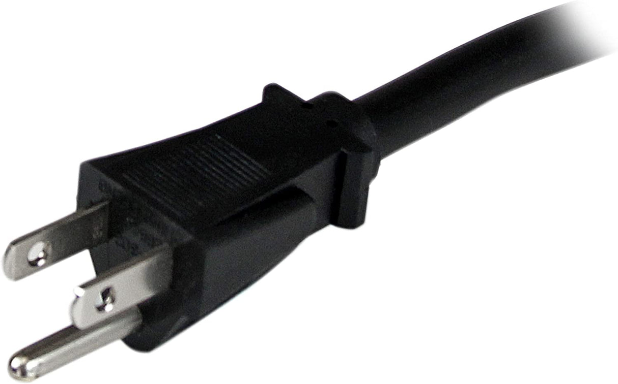 StarTech.com 8ft (2.4m) Heavy Duty Power Cord, NEMA 5-15P to C15 AC Power Cord, 15A 125V, 14AWG, Replacement Computer Power Cord, Monitor Power Cable, PC Power Supply Cable, UL Listed (PXT515C158) 8 ft / 2.5m 14 AWG