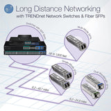 TRENDnet 6-port Gigabit Poe+ Switch, TPE-TG611, 4 X Gigabit Poe+ Ports, 1 X Gigabit Port, 1 X SFP Slot, Supports 100/1000Base-FX Fiber SFP Modules, Ethernet Desktop Network Switch, Lifetime Protection