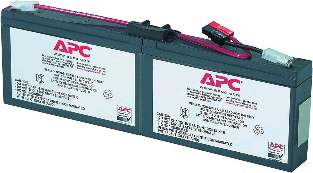 APC UPS Battery Replacement, RBC18, for APC Smart-UPS Models SC250RM1U, SC450RM1U and select others RBC18 Battery