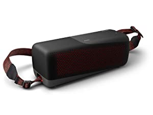 Philips S7807 Outdoors Wireless Bluetooth Speaker with Stereo Pairing and Bluetooth Multipoint Connection, IP67 Waterproof, Gray Outdoors - Large