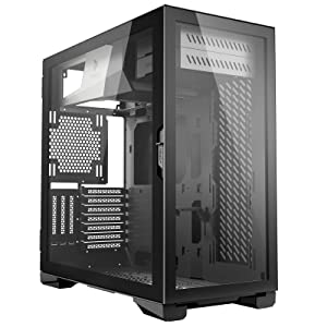 Antec Performance Series P120 Crystal E-ATX Mid-Tower Case, Tempered Glass Front &amp; Side Panels White Led USB3.0 X 2, Aluminum Vga Holder Included - PC