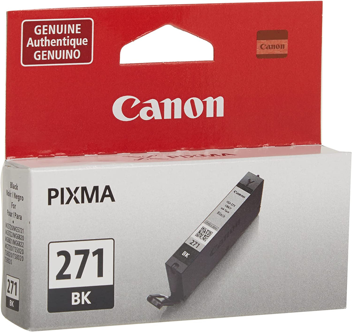 Canon CLI-271 BLACK Compatible to TS5020,TS6020,TS8020,TS9020 Printers BLACK INK TANK Standard Ink Ink