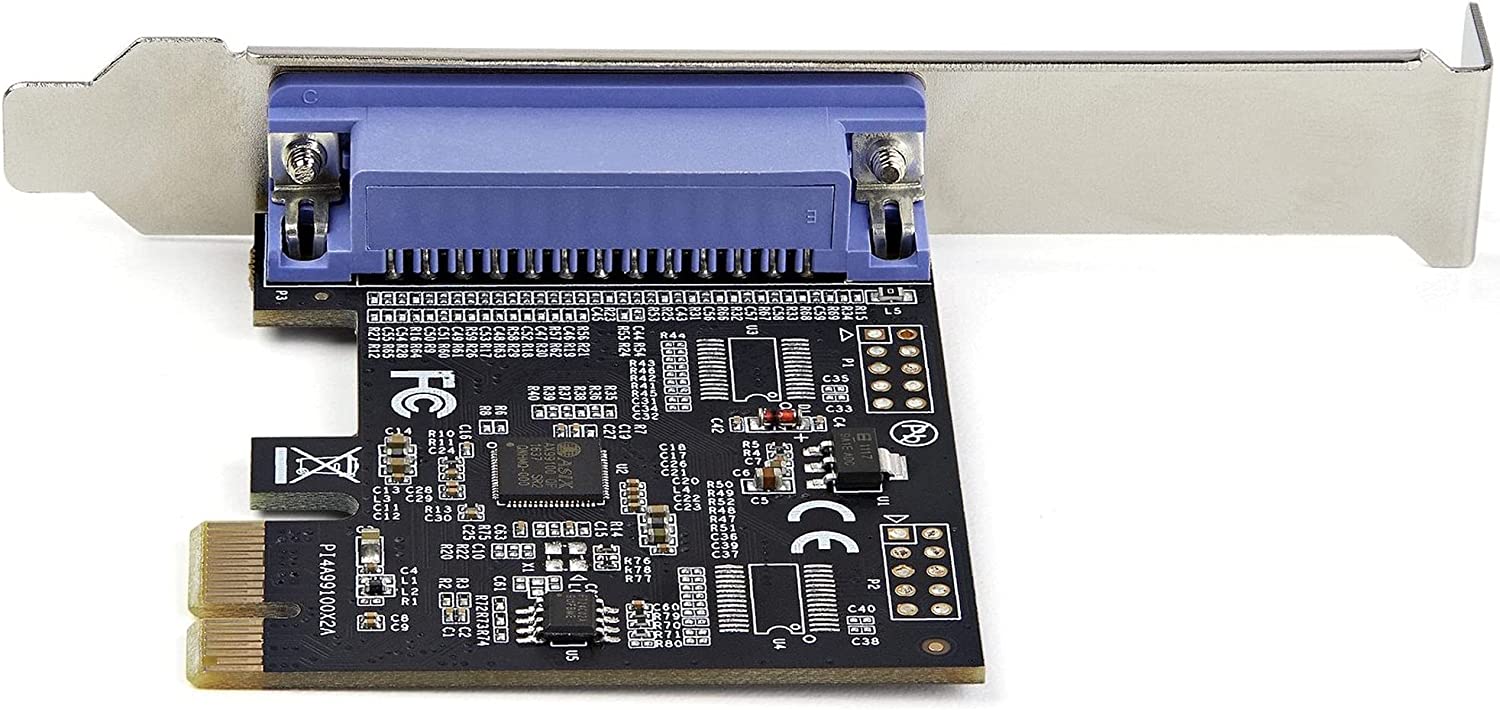 StarTech.com 1-Port Parallel PCIe Card - PCI Express to Parallel DB25 ...