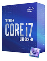 Intel Core i7-10700K Desktop Processor 8 Cores up to 5.1 GHz Unlocked LGA1200 (Intel 400 Series Chipset) 125W (BX8070110700K) Processor Only