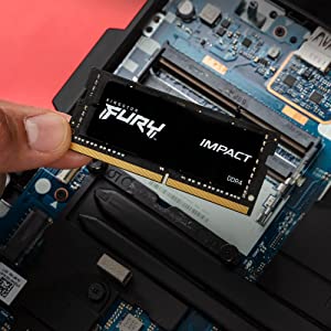 Kingston Fury Impact 32 GB (2 x 16 GB) 2666MHz DDR4 CL15 Laptop Memory Kit of 2 KF426S15IB1K2/32 Kit of 2 2666MHz 32 GB