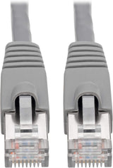 Tripp Lite Cat6a Ethernet Cable, 10G-Certified Patch Cable, Snagless, Shielded STP PoE Ethernet Cord, 15 ft, Gray (N262-025-GY) 25ft. Gray