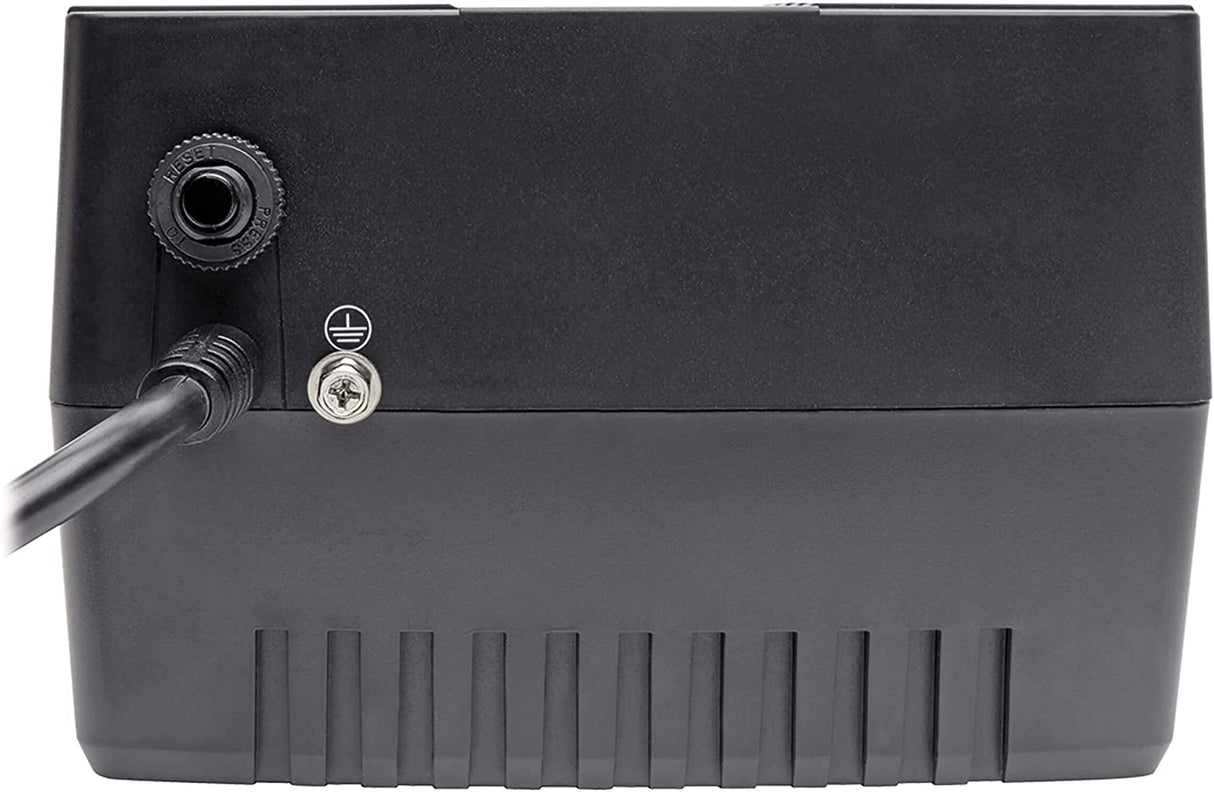 Tripp Lite 700VA UPS Battery Backup, 350W AVR Line Interactive, USB, Ultra-Compact (AVR700U) Black 700VA Battery