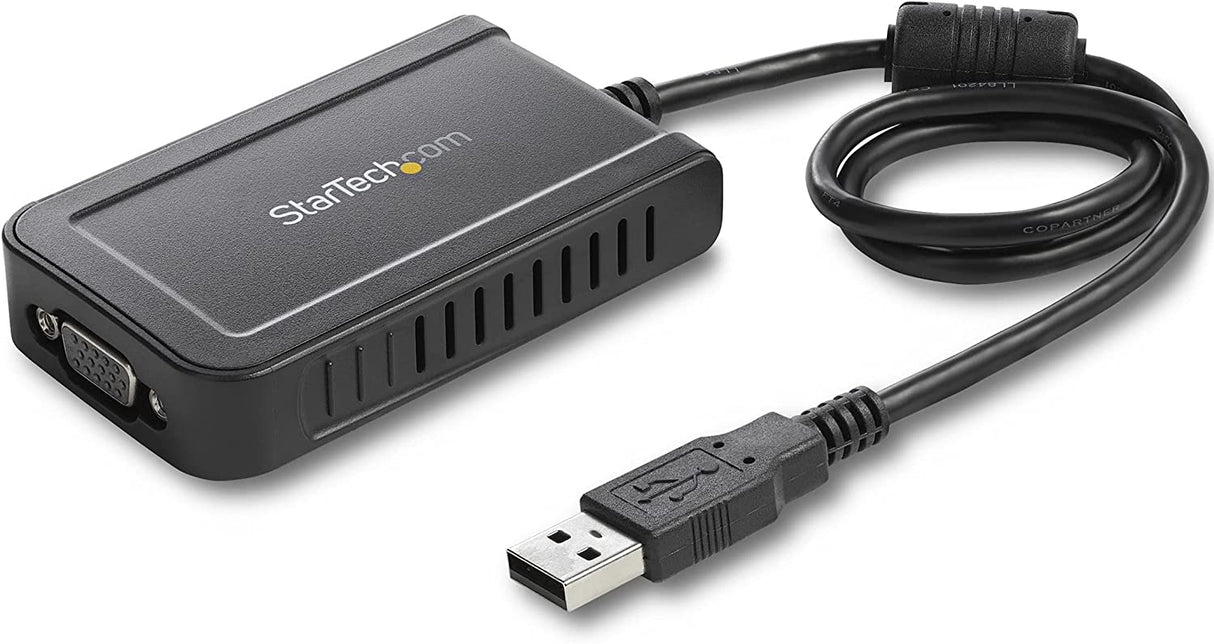 StarTech.com USB 3.0 to Dual HDMI Adapter - 4K & 1080p - External Graphics  Card - USB-A to Dual HDMI Monitor Display Adapter for Windows - Black