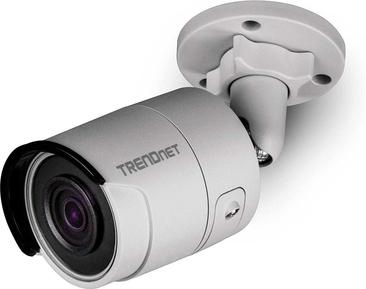 TRENDnet Indoor/Outdoor 8MP 4K H.265 120dB WDR PoE Bullet Network Camera, TV-IP1318PI, IP67 Weather Rated Housing, SmartCovert IR Night Vision up to 30m (98 ft.), microSD Card Slot 1 Count (Pack of 1)