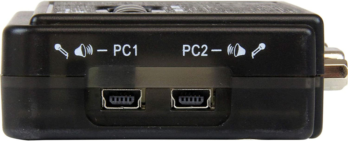 StarTech.com 2 Port USB VGA KVM Switch - Single VGA - Hot-Key &amp; Audio Support - 2048x1536 @60Hz KVM Switch - KVM Video Switch (SV211KUSB) 2 Port VGA