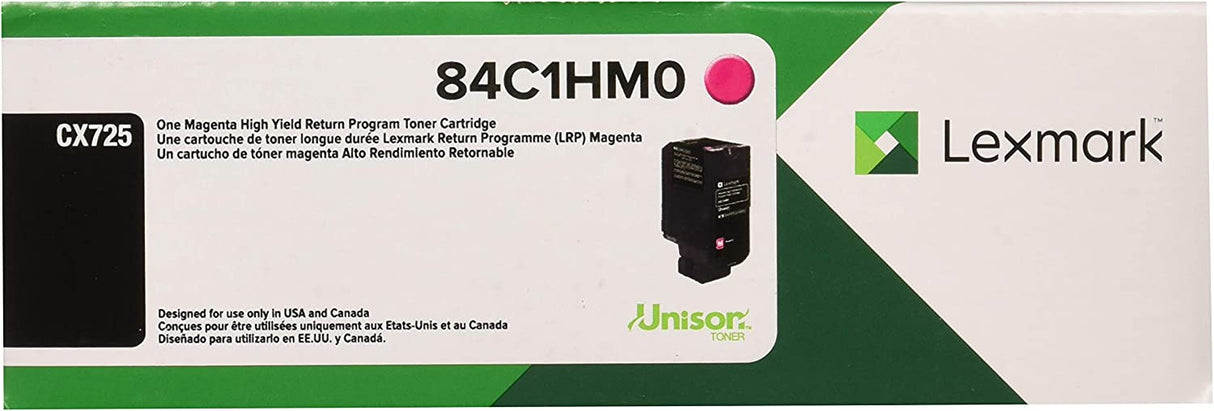 Lexmark 84C1HM0 Unison Toner Cartridge, Magenta