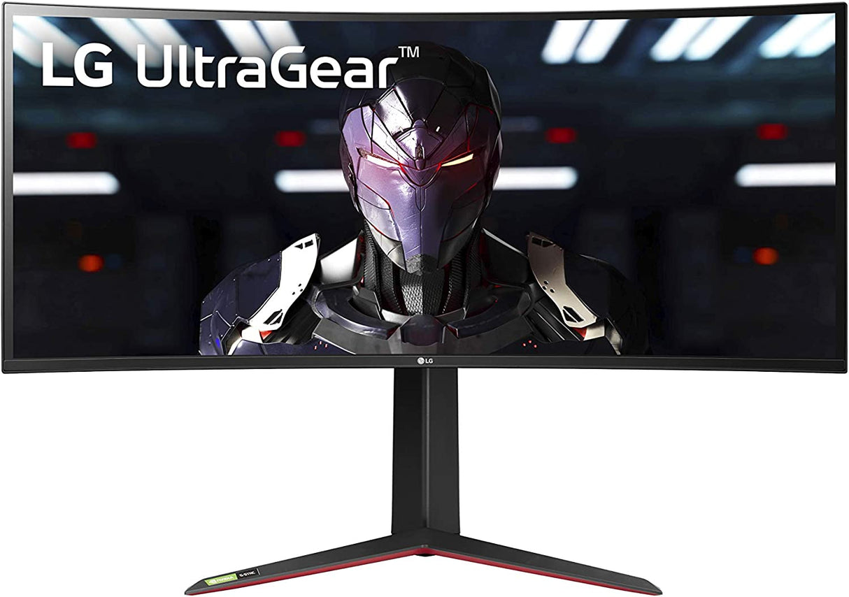 LG Ultragear 34GN850-B 34 Inch 21:9 Curved 144Hz 1ms Adaptive-Sync G-Sync Compatible Nano IPS Gaming Monitor, Black