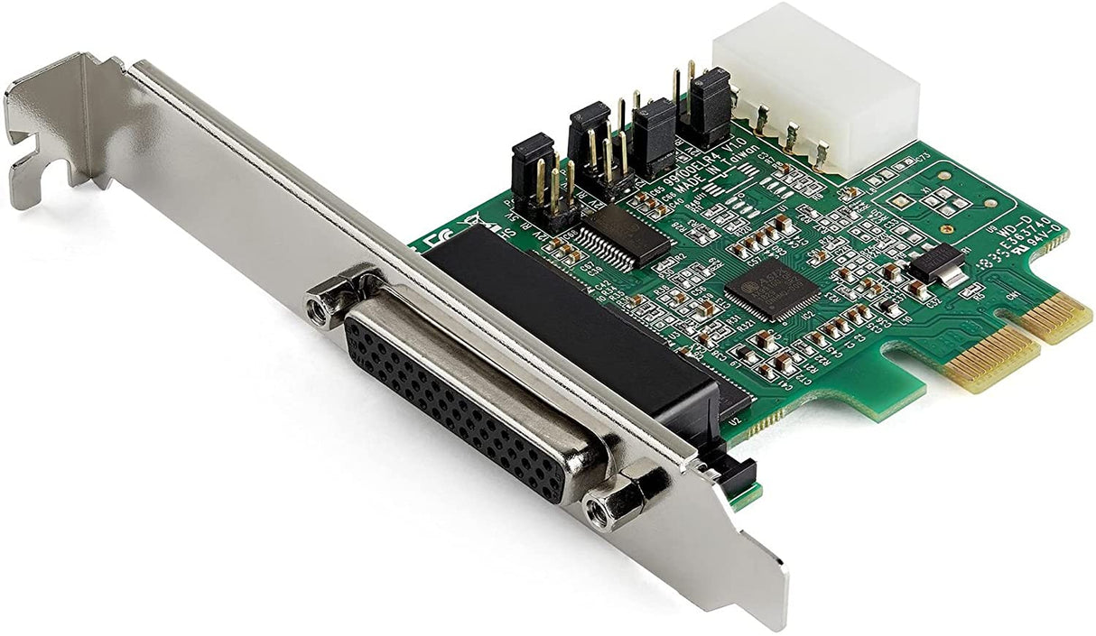 StarTech.com 4-port PCI Express RS232 Serial Adapter Card - PCIe RS232 Serial Host Controller Card - PCIe to Serial DB9 Card - 16950 UART - Expansion Card - Windows &amp; Linux (PEX4S953)