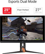 ASUS ROG Swift 360Hz 27” 1440P HDR Gaming Monitor (PG27AQN) - QHD (2560 x 1440), Fast IPS, 1ms, G-SYNC, Eye Care, HDMI, DisplayPort, USB, Ergonomic Design, VESA Wall Mountable, HDR10, DisplayHDR600