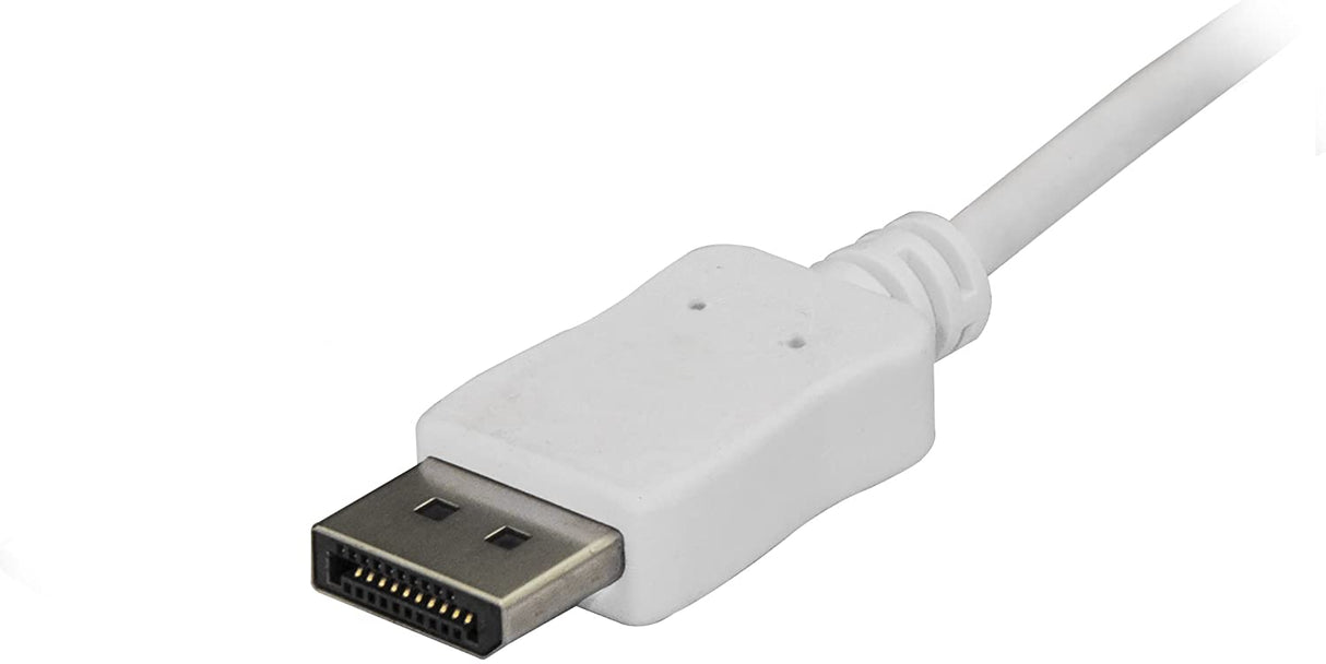 Startech 6 ft (1.8 m) USB-C to DisplayPort Cable - USB Type-C to DP Video Adapter Cable - 4K 60Hz - White 6 ft / 2 m White