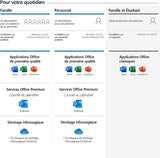 Microsoft Office Famille et Étudiant 2019 | Achat unique, 1 utilisateur | Carte PC/Mac