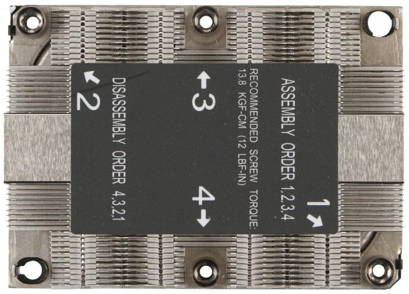 Supermicro SNK-P0067PSMB LGA 3647-0 1U X11 Purley Platform CPU Heat Sink