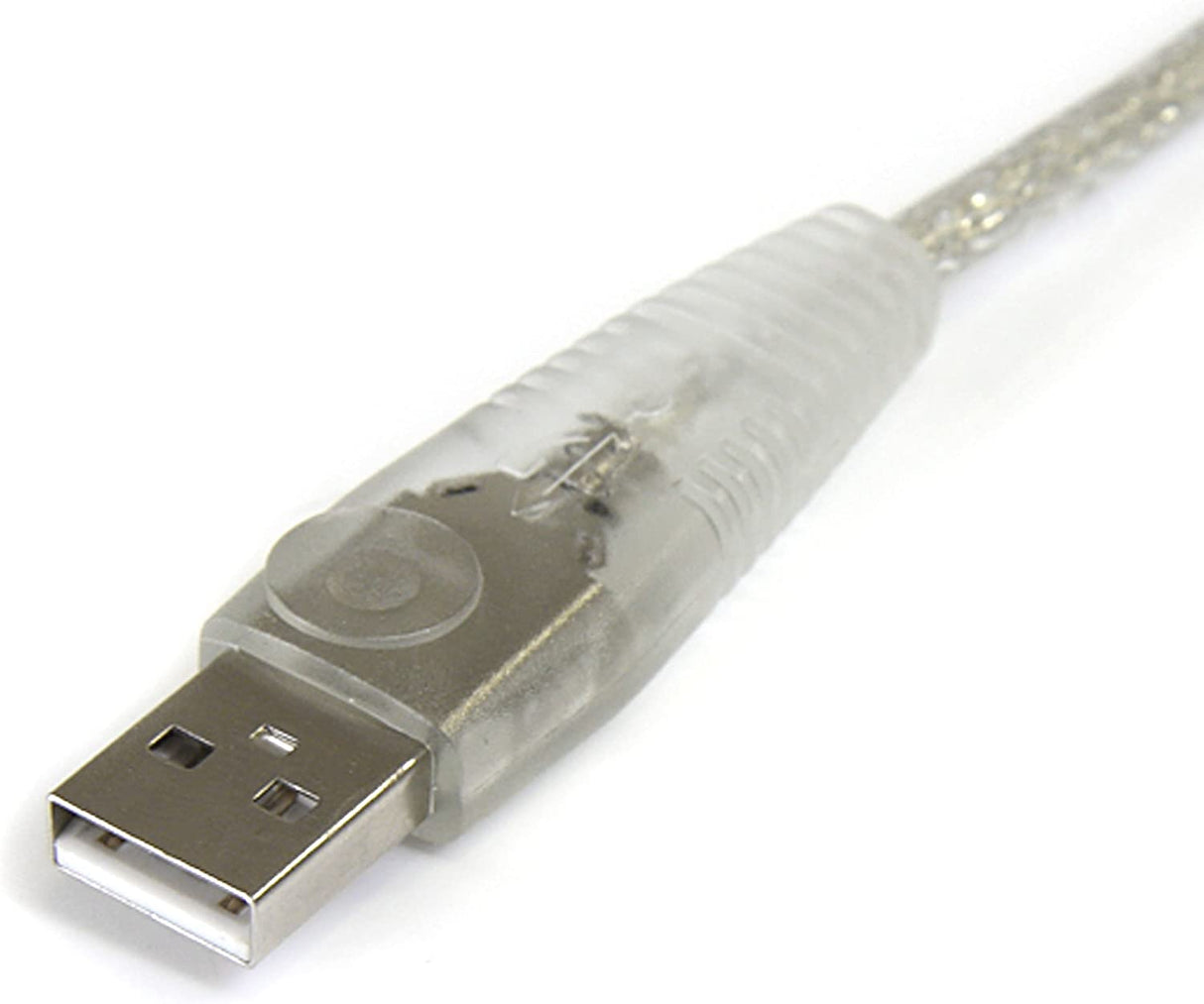 StarTech.com 15 ft Transparent USB 2.0 Cable - A to B - USB cable - USB (M) to USB Type B (M) - USB 2.0 - 15 ft - molded - transparent - USB2HAB15T Transparent 15 ft / 4.5m