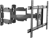 Tripp Lite Swivel/Tilt Corner TV Wall Mount for 37" to 70" TVs and Monitors, Flat/Curved TVs, Black, (DMWC3770M)