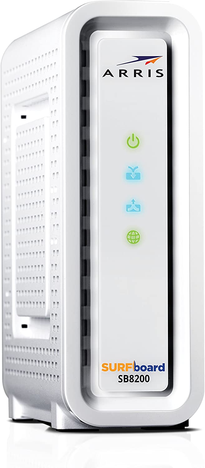 Synology MR2200ac Mesh Wi-Fi Router &amp; Arris Surfboard SB8200 DOCSIS 3.1 Gigabit Cable Modem, Approved for Cox, Xfinity, Spectrum &amp; Others