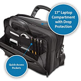 Kensington Contour Carrying Case (Briefcase) for 15.6" Notebook - Black, 16.5" x 18.3" x 6" Briefcase 16.5" x 18.3" x 6"