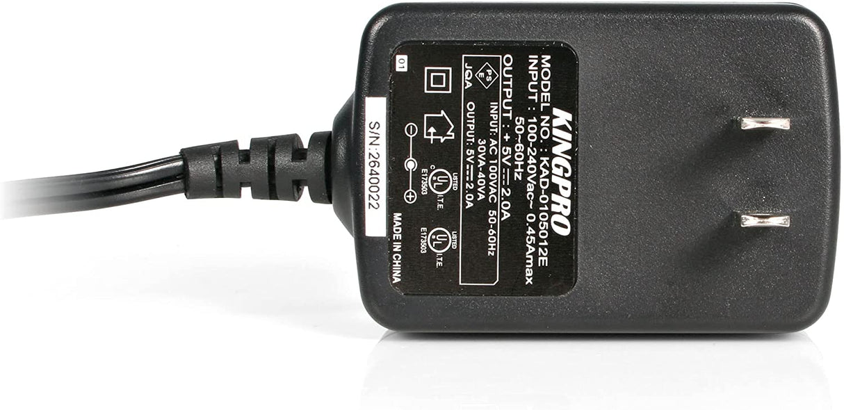 StarTech.com 5V Dc Power Supply - North America Type A - 10W - DC Adapter - Power Supply (SVUSBPOWER), Black