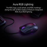 ASUS ROG Gladius III Wired Gaming Mouse | Tuned 19,000 DPI Sensor, Hot Swappable Push-Fit II Switches, Ergo Shape, ROG Omni Mouse Feet, ROG Paracord and Aura Sync RGB Lighting Gladius III (Wired) Black