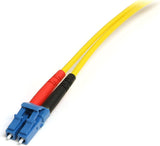 StarTech.com 4m Fiber Optic Cable - Single-Mode Duplex 9/125 - LSZH - LC/SC - OS1 - LC to SC Fiber Patch Cable (SMFIBLCSC4) Yellow 13 ft / 4 m LC to SC Single-Mode Duplex 9/125