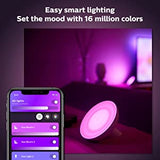 Philips Hue Bloom White and Color Ambiance Smart Lamp, Works with Amazon Alexa, Apple Homekit and Google Assistant, Bluetooth Compatible, Corded, White Bloom White 1 Count (Pack of 1)