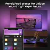 Philips Hue Play White &amp; Color Smart Light Extension, Hub Required/NO Power supply included (Smart Lighting Compatibility with Amazon Alexa, Apple Homekit &amp; Google Home) Extension (No Plug) Black