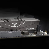 TEAMGROUP T-Force Vulcan Z DDR4 32GB Kit (2x16GB) 3200MHz (PC4-25600) CL16 Desktop Memory Module Ram (Gray) - TLZGD432G3200HC16FDC01 32GB(2x16) DDR4 3200MHz 16-20-20-40 Gray