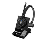 Epos Sennheiser SDW 5036 (507020) - Single-Sided (Monaural) Wireless Dect Headset for Desk Phone Softphone/PC &amp; Mobile Phone Connection Dual Microphone Ultra Noise Cancelling, Black