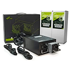 FSP Twins Pro ATX PS2 1+1 Dual Module 700W Efficiency =90% Hot-swappable Redundant Digital Power Supply with Guardian Monitor Software (Twins Pro 700)