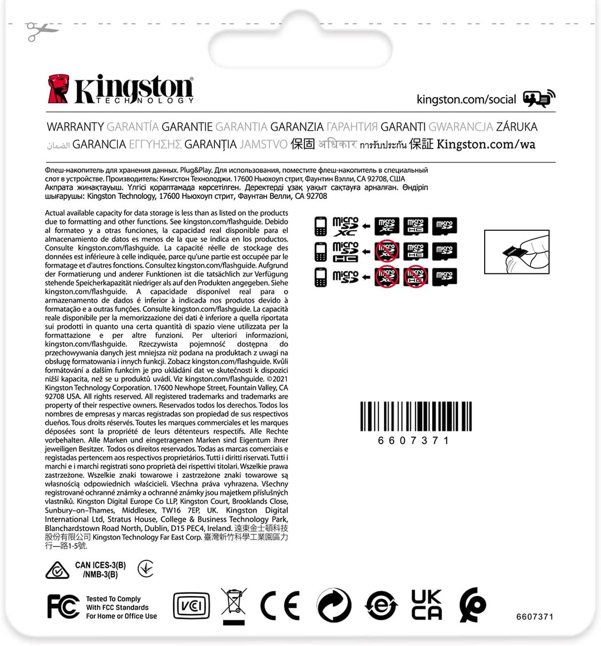 Kingston Industrial 32GB microSDHC C10 A1 pSLC Card + SD Adapter SDCIT2/32GB With Adapter 32GB