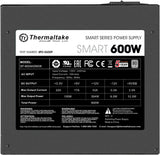 Thermaltake SMART 600W ATX 12V V2.3/EPS 12V 80 Plus Certified Active PFC Power Supply PS-SPD-0600NPCWUS-W 600W 80+ White Power