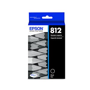 EPSON T812 DURABrite Ultra Ink Standard Capacity Black Cartridge (T812120-S) for Select Epson Workforce Pro Printers