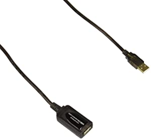 Monoprice 49ft 15M USB 2.0 A Male to A Female Active Extension / Repeater Cable (Kinect &amp; PS3 Move Compatible Extension) 49 Feet