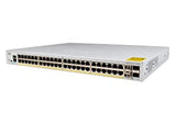 Cisco Catalyst 1000-48FP-4G-L Network Switch, 48 Gigabit Ethernet PoE+ Ports, 740W PoE Budget, 4 1G SFP Uplink Ports, Enhanced Limited (C1000-48FP-4G-L)