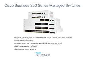 Cisco Business CBS350-8S-E-2G Managed Switch | 8 Port 1G SFP | 2x1G Combo | Limited Lifetime Hardware Warranty (CBS350-8S-E-2G-NA) 8-port 1G SFP / 2 x GE uplinks / External Power Supply