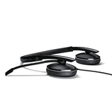 EPOS | Sennheiser Adapt 165T USB II (1000902) - Wired, Double-Sided Headset - 3.5mm Jack/USB Connectivity - Teams Certified-UC Optimized-Superior Stereo Sound-Enhanced Comfort-Call Control- Black
