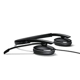 EPOS | Sennheiser Adapt 165 II (1000908) - Wired, Double-Sided Headset with 3.5mm Jack for Mobile Devices - Superior Stereo Sound - Enhanced Comfort - Noise Limiter Switch - Black