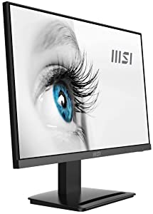 MSI Pro MP243, 24", 1920 x 1080 (FHD), IPS, 75Hz, TUV Certified Eyesight Protection, 6ms, HDMI, 1 (v1.2a), Tilt 24" MP243 24" (FHD) IPS TUV Certified 6ms