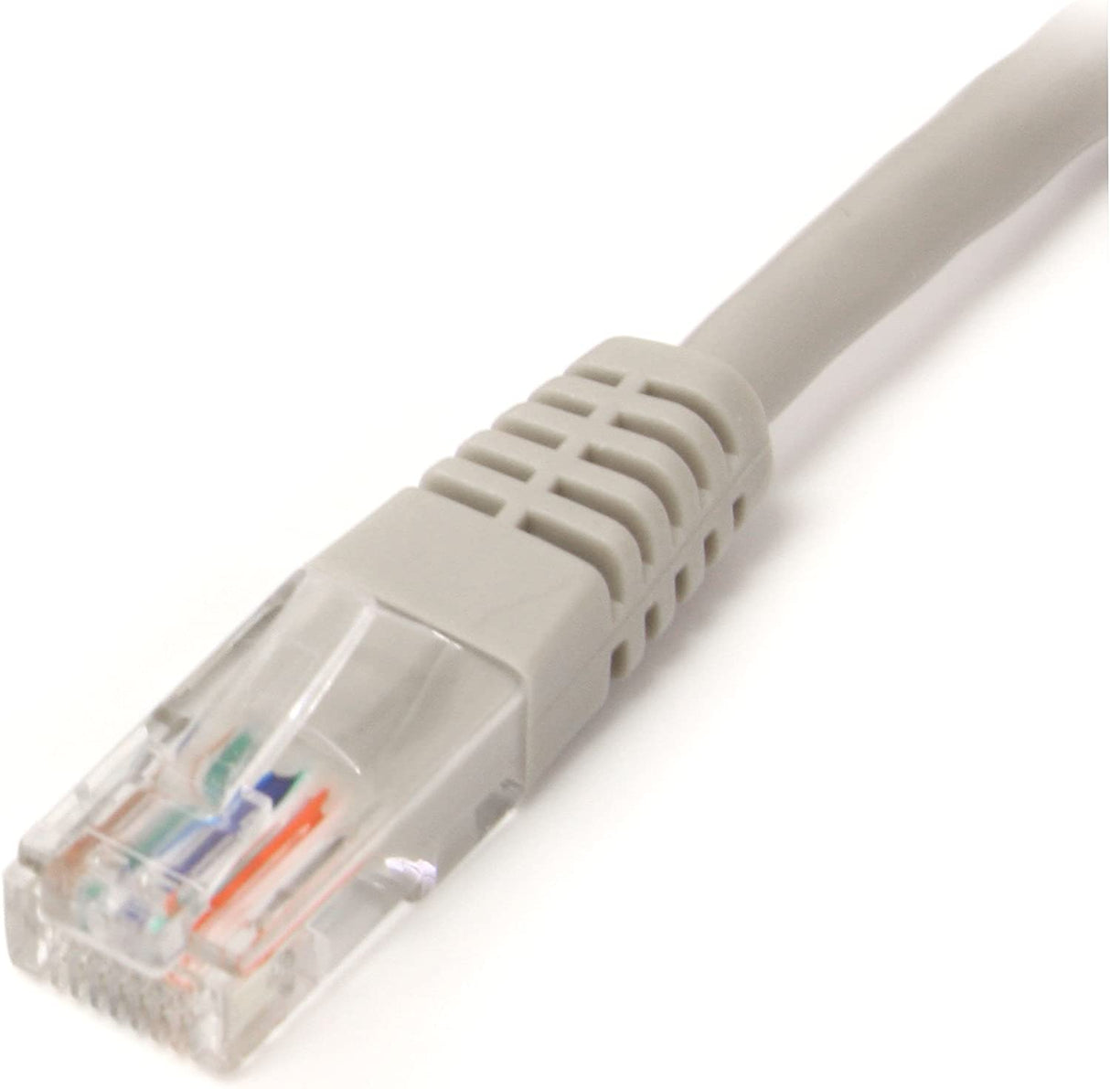 StarTech.com Cat5e Ethernet Cable - 20 ft - Gray - Patch Cable - Molded Cat5e Cable - Network Cable - Ethernet Cord - Cat 5e Cable - 20ft (M45PATCH20GR), Grey 20 ft / 6m Grey